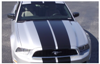 2013-14 Mustang - Tapered Lemans Racing Stripes - Hardtop - No Wing